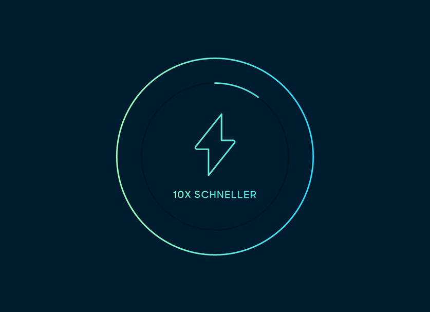 Icon Lightning Charging POWER 10x faster