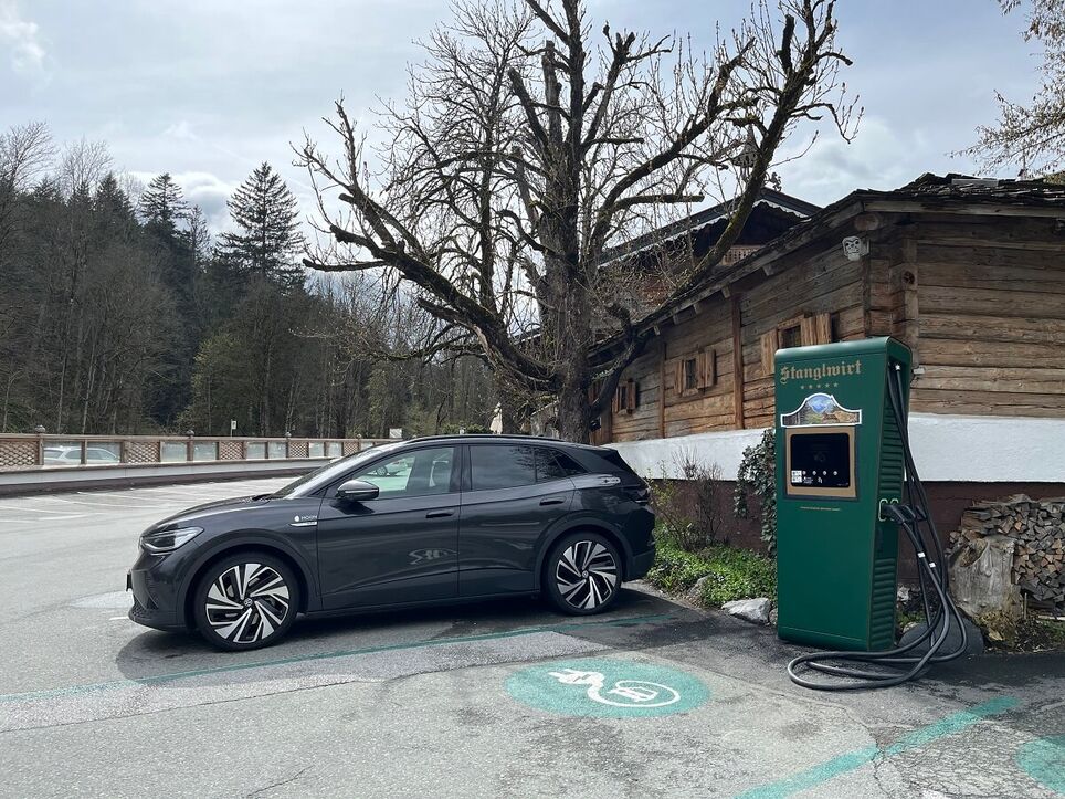 MOON Power Charger 200 at the parking lot of Stanglwirt